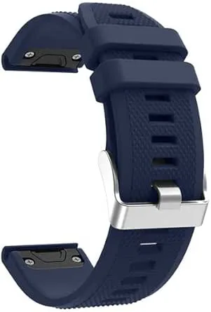 20 mm smart klockarmband armband för Garmin Fenix 5S/5S Plus/6S/6S Pro snabbfrigörande rem silikon roséguld ersättningstillbehör
