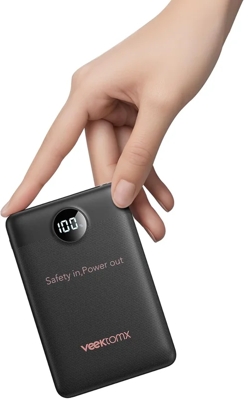 VEEKTOMX Mini Power Bank 10000mAh 22,5W