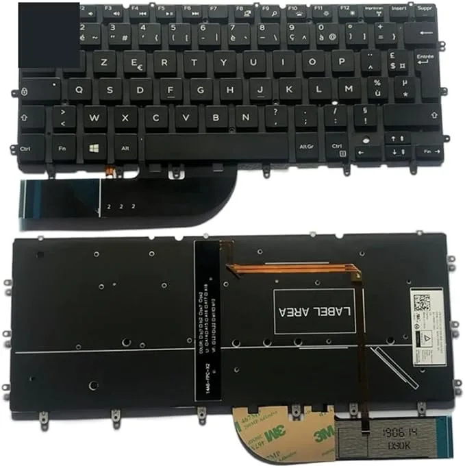 Franskt FR Laptop-tangentbord for DELL Inspiron XPS 13