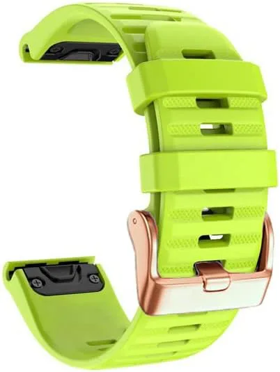 SCHIK 20 22 26 mm smartklocka sport silikonremmar för Garmin Fenix7 7X 5 5X 5S 6 6S 6X Pro 3HR enkel snabbfrigörande klockarmband