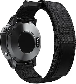 22 26 mm smart klockarmband nylon ersättningsremmar för Garmin Fenix 7 7X 6 6X Pro 5 5X Plus 3 HR Tactix Delta tillbehörsarmband