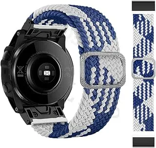 Nylon 26 22 mm smartwatch bandrem för Garmin Fenix 7 7X 6 6X Pro 5 5X Plus 3HR 935 Epix armband handled snabbfrigörande bälte