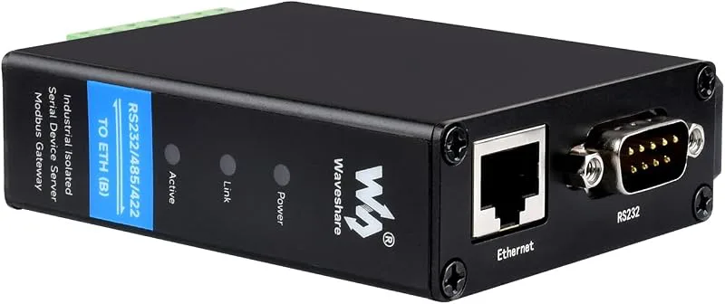 Waveshare Rail-Mount Serial Server