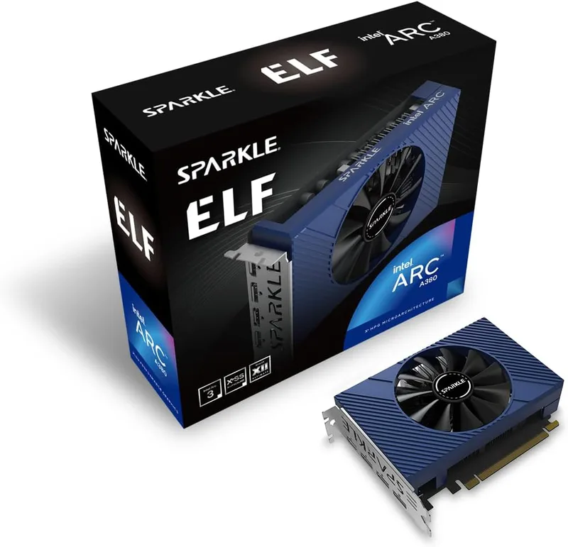 Sparkle Intel Arc A380 ELF, 6 GB GDDR6, unik fläkt, SA380E-6G