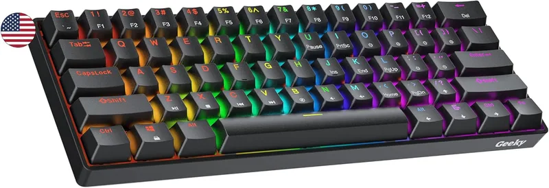 Geeky GK61 SE 60% Mekaniskt Speltangentbord