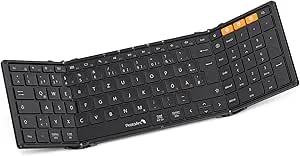 ProtoArc XK01 vikbart tangentbord vikbart med numeriskt tangentbord