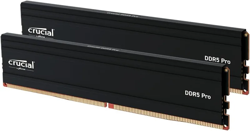 Crucial Pro RAM Skrivbordsminne 64GB Kit (2x32GB) DDR5 5600MHz, Intel XMP 3.0