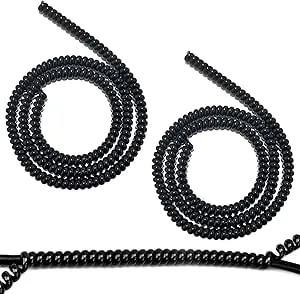 2 x 90 cm Scooter Spiral Cable Protection Tube