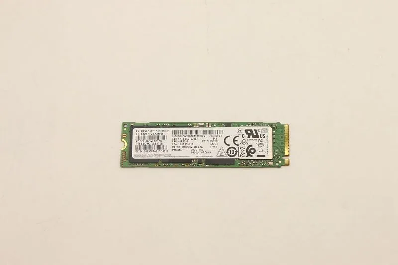 Lenovo Samsung PM981a 512GB M.2 PCIe, FRU01FR595
