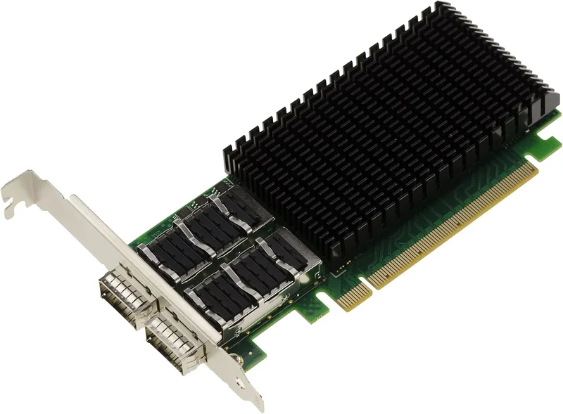 KALEA-INFORMATIQUE PCIe Network Controllerkort för QSFP28 Dual 100G