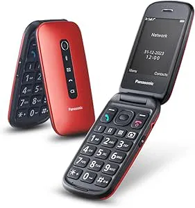 Panasonic KX-TU550EXR 4G Essentials Clamshell mobiltelefon för