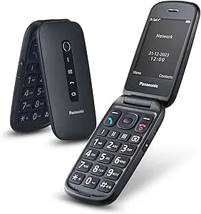 Panasonic KX-TU550EXB 4G Essentials Clamshell mobiltelefon för