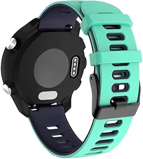 Silikonrem för Garmin Forerunner 245 745 158 Sport Armband Vivoactive 3 4 3t Vivomove HR Venu 2 Plus