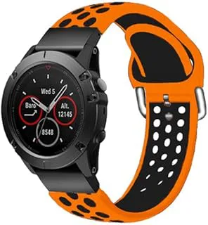 22/26 mm snabbfrigörande silikonarmband för Garmin Fenix 6X Pro 5 5XPlus Descent Mk2 MK1 Tactix Delta EasyFit klockarmband