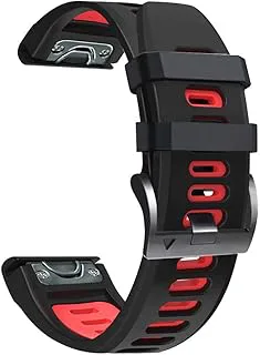22 26 mm armband för Garmin Fenix 7 7X 6 6X Pro 5X 5 smart klockarmband silikon snabbfrigörande band klockarmband klockarmband för Garmin Epix, 26mm F