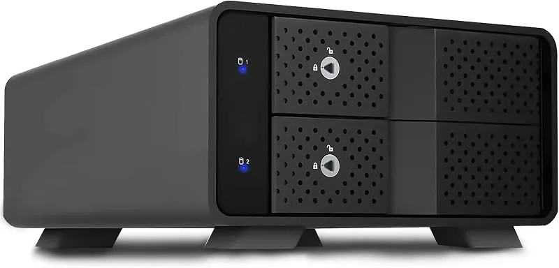 FANTEC 2-Fold USB 3.2 Gen2 10G Raid Hard Disk Docking Station
