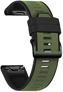 INFRI 22 26 mm smart silikonband för Garmin Fenix 6X 6 Pro 5X 5 Plus 3 HR 935 945