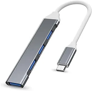 Wowssyo USB C 3.0-hubb USB Splitter 4