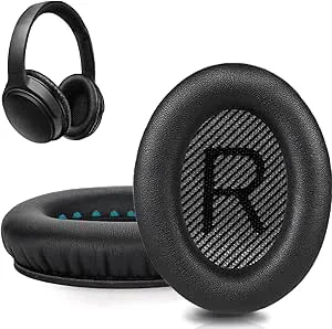 Sodorous QC25 Öronkuddar ersättningskuddar kompatibel med Bose
