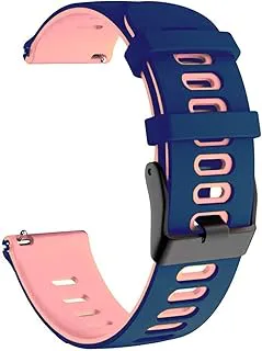 Smart klockarmband för Garmin VENU 2 Plus Armband VENU/VENU2 Forerunner 245 645 Klockarmband Silikon 20 22 mm bälte (Färg: Vit Svart, Storlek: för VEN