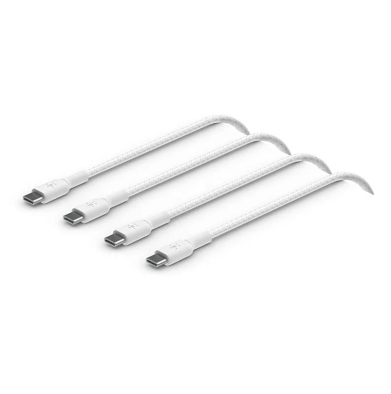 Belkin flätad snabbladdningskabel USB-C till USB-C för iPhone 15