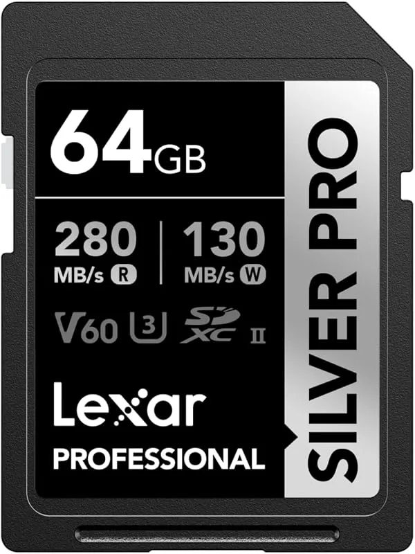 Lexar Silver Pro SD-kort 64 GB