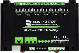 Waveshare 8-Ch Ethernet Relay Module
