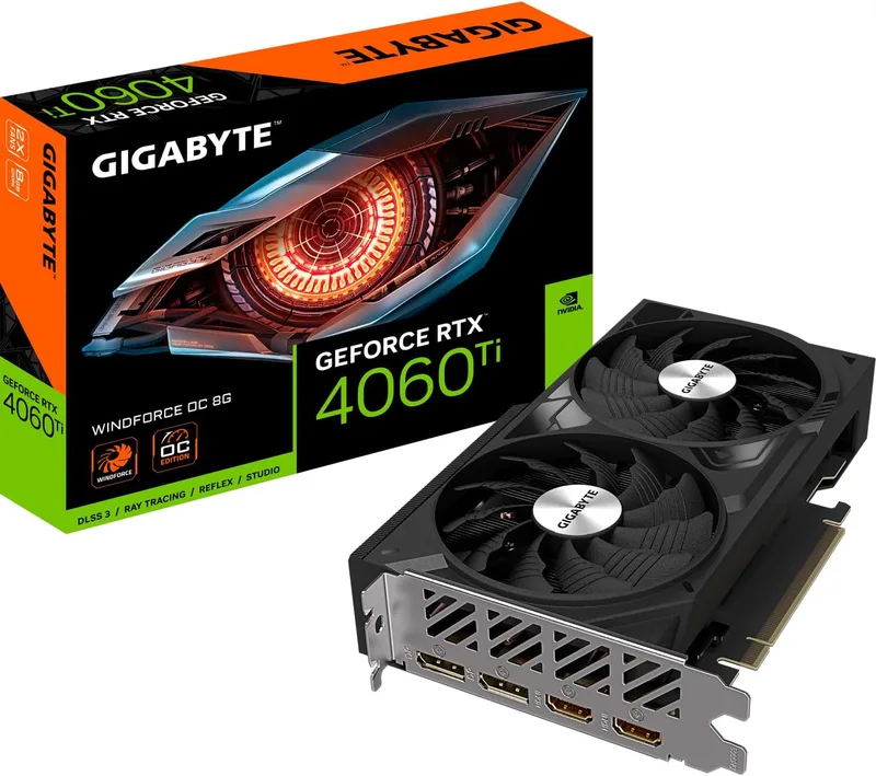 Gigabyte GeForce RTX 4060 Ti WINDFORCE OC NVIDIA 8 Go GDDR6