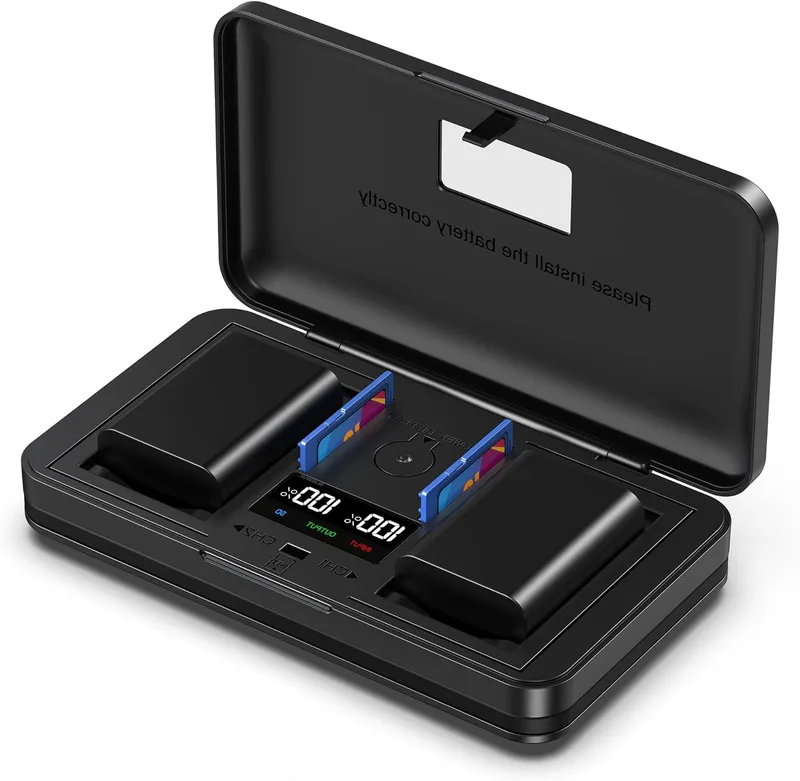 NP-FW50 batteri multifunktionell laddaruppsättning (inklusive två NP-FW50-batterier)