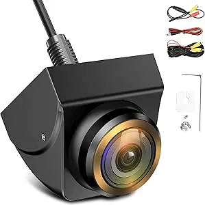 HD Backkamera 720P AHD/CVBS, 360° Justerbar Fisheye-Lins 170° Vidvinkel för Lastbil, Bil, SUV, Släpvagn, Van, Pickup