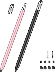 MEKO Tablet penna 2-pack pekskärm penna 3-i-1