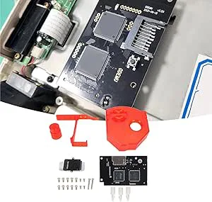 för GDEMU Optical Drive Simulation Board, Optical Drive Board med Systemkoduppdateringar, Support 512GB, Lagringskortsförlängning för DreamCast VA1 (Transparent Röd)