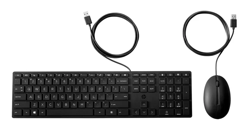 HP Desktop 320MK tangentbord och mus, tysk layout