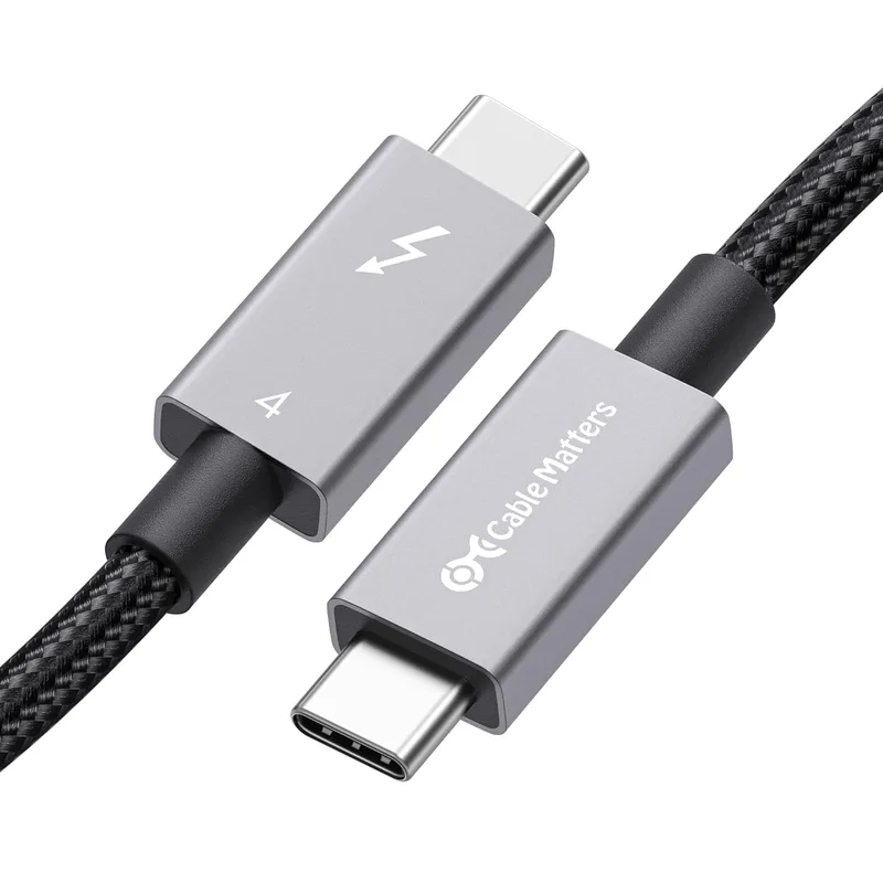 Cable Matters flätad 40 Gbps Thunderbolt 4-kabel 1 m