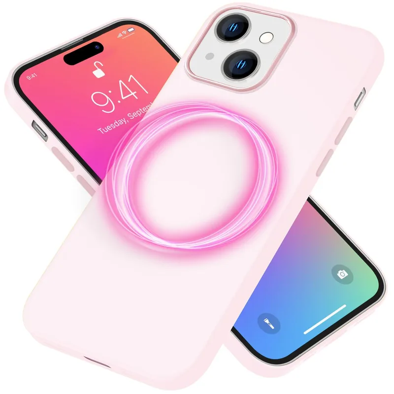 Ferrelli iPhone 15 magnetiskt silikonskal