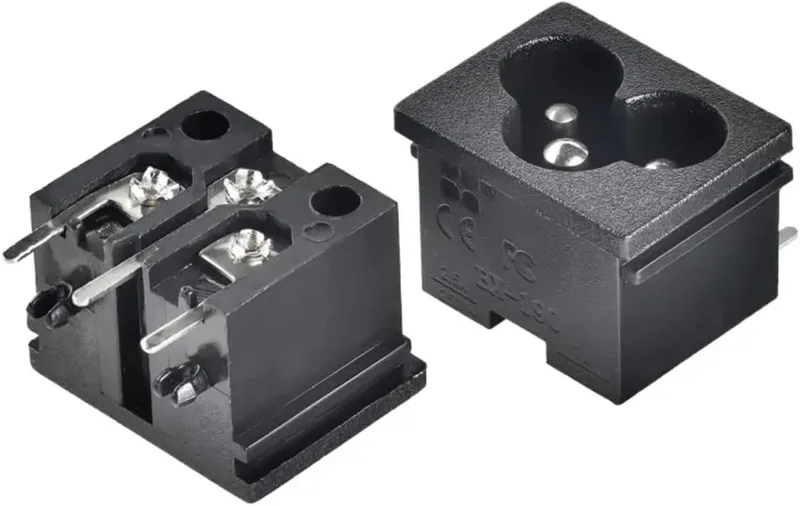 DC PANEL PANEL PLUG CONNECTOR IEC320 C6