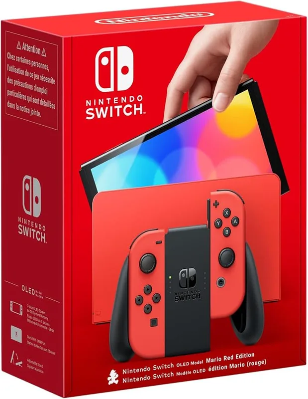 Nintendo Switch OLED Console Model (Mario Red Edition)