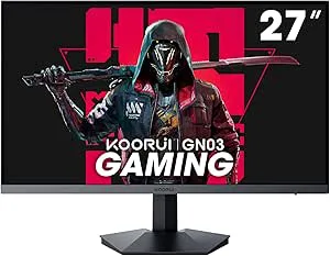 KOORUI 27 tums QHD-spelskärm, PC-skärm 170 Hz