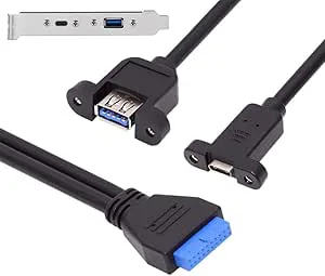 NFHK USB3.0 moderkort 19/20 stift till USB-C