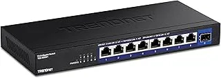 TRENDnet 9-portars ohanterad 2,5 G-omkopplare
