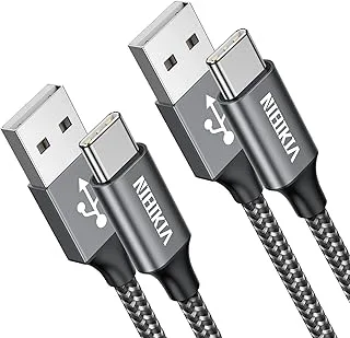 USB C-kabel [2 stycken/3 m 3 m]