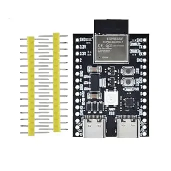 Hailege ESP32-C3 Dubbel utvecklingskort typ C ESP32-C3-DevKitM-1 Centralkort ESP32-C3-MINI-1