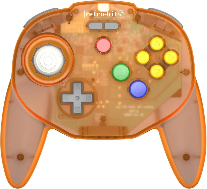 Retro-Bit Tribute 64 V2 2.4G Wireless Controller for N64 / Switch/PC/Mac
