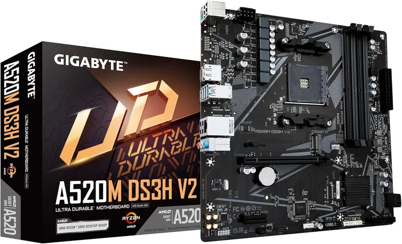 Gigabyte A520m Ds3h V2 Motherboard One Size