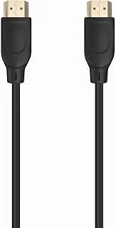 AISENS - A120-0721 - HDMI-kabel V2.0 Premium Höghastighet/Hec 4K@60Hz 18Gbps, A/M-A/M, Svart, 0.5M