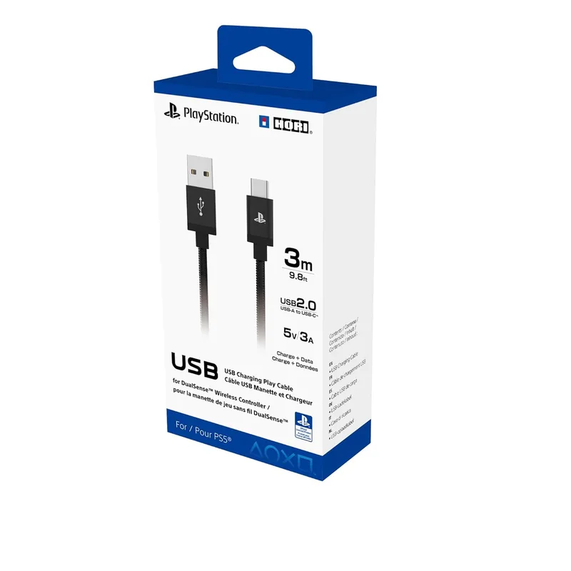 HORI USB Charging Play-kabel för Playstation® 5