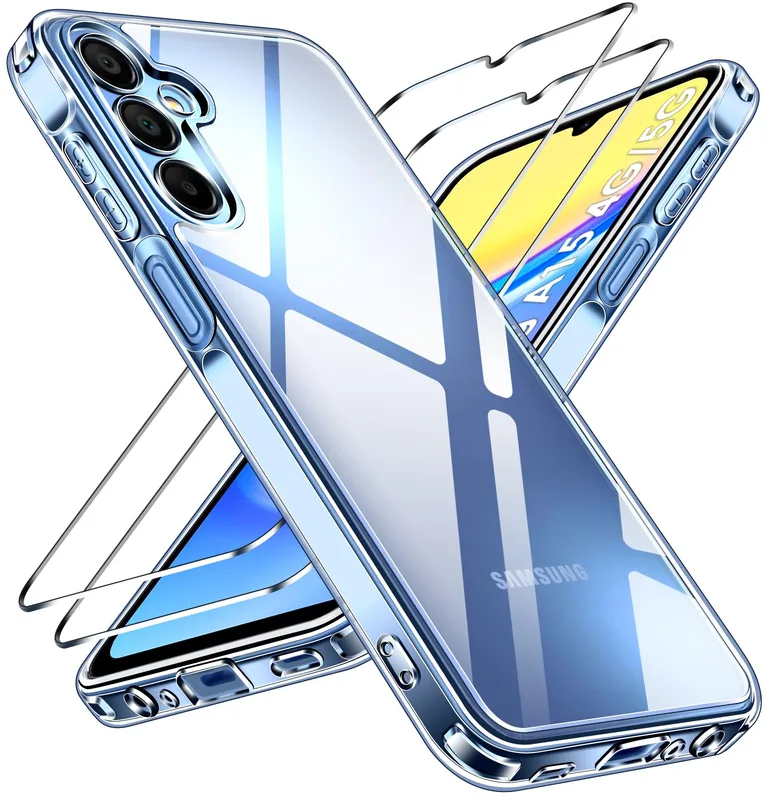ivoler Aldrig gulnande klart fodral för Samsung Galaxy A15