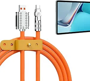 C Laddare Kabel Snabbladdning,6A 120w flexibel och hållbar USB C-kabel