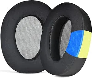 XBERSTAR Öronkuddar för Sony WH-H900N MDR-100ABN hörlurar öronkudde (svart kylgel örondynor)