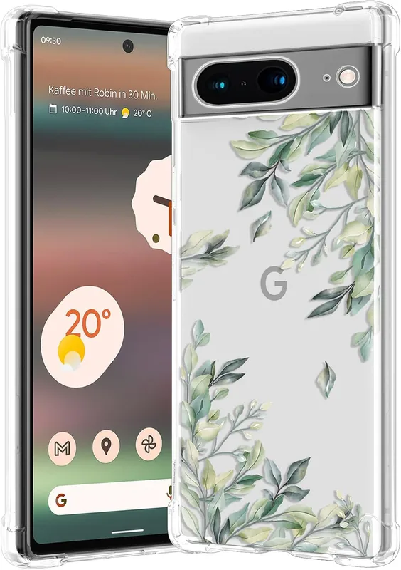 RALEAVO Blommigt fodral för Google Pixel 8